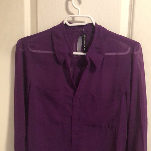 Sheer fall blouse - Picture 3 of 4